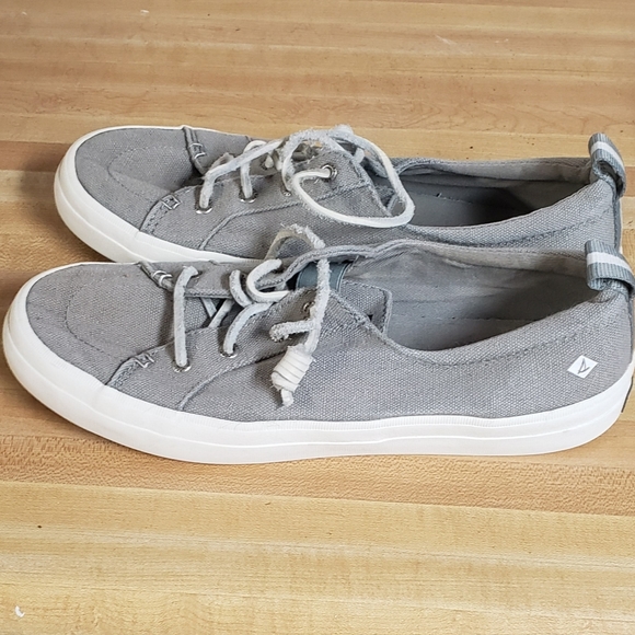 Sperry Shoes - Sperry canvas casual shoes gray womens 9.5